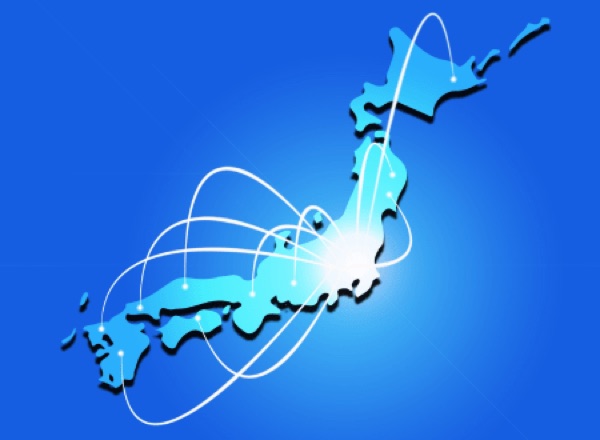 全国をつなぐサポート網のイメージ